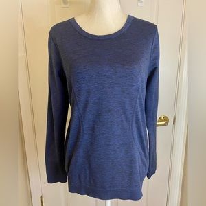 Lululemon Swiftly Tech Long-Sleeve Shirt. Navy. Size 8.